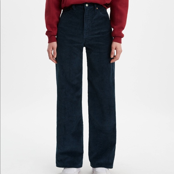 Levi's Pants - Levi’s RibCage Wide Leg corduroy Pants